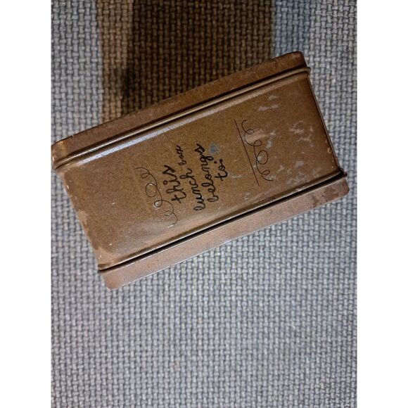 Vintage EINSTEIN BROS BAGELS TIN Metal LUNCH BOX 2001 “SKIP ROPE NOT LUNCH" - Picture 6 of 8